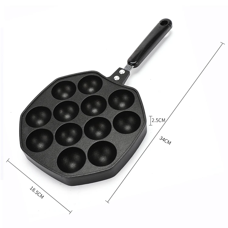 Best selling Non-stick Japanese Gas Takoyaki Maker  Durable Balls Plate Octopus Ball maker