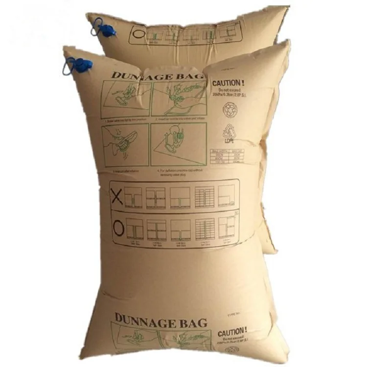 Sea Cargo Container Logistics Package 80x180cm Cost-effective PP Woven Dunnage Air Bags For Cargo Protection