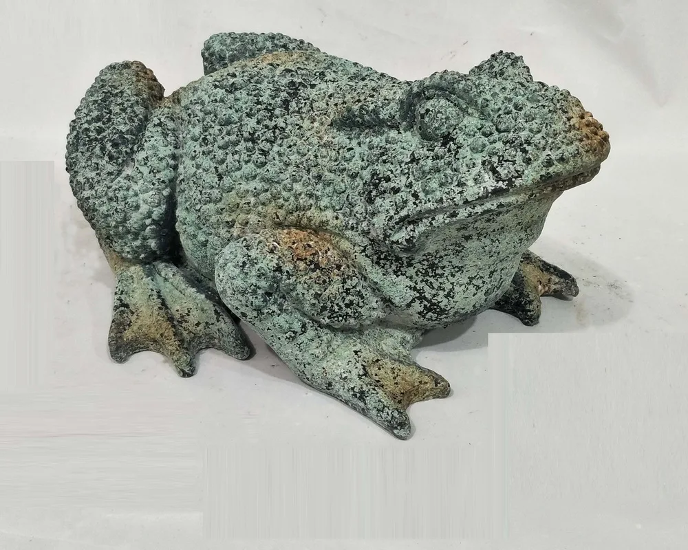 Custom Cartoon Commercial Art Statue Animal Funny Frog Lawn Garden Statue Gifts