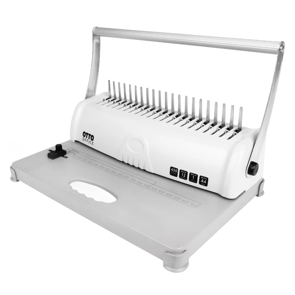 Горячая Распродажа ручная пластиковая расческа переплетная машина Размер A4 упаковка 21 отверстие бумага нетбук