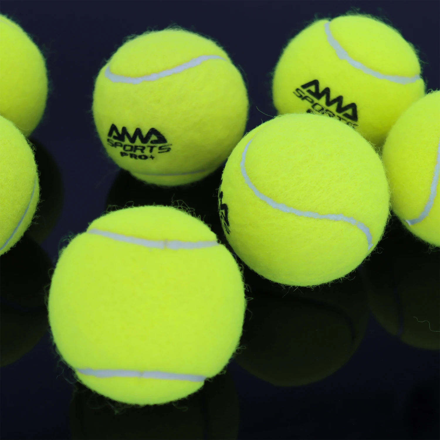 AMA Sport Wholesale High Quality Professional Custom Padel Tennis Beach Tennis Balls Natural Felt Materials Tennis Balls OEM