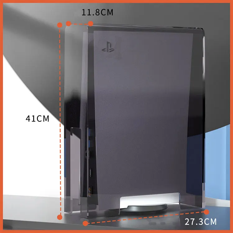 Durable Faceplate Shell PS5 Host Cover Transparent Customization Protective Acrylic PS5 Console Covers