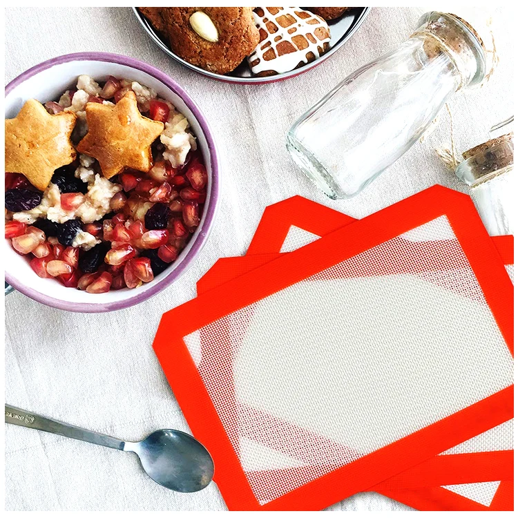 LFGB approved Professional Extra Large  custom nonstick silicone baking mat for grill