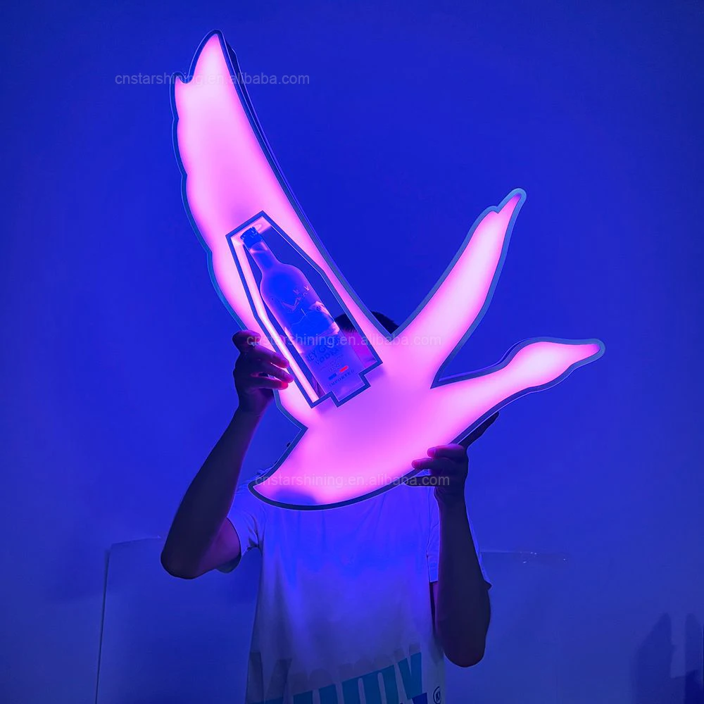 Nightclub Party Bar color changing LED Glorifier Display Bottle presenter Rechargeable GREY GOOSE vodka LED Bottle Presenter