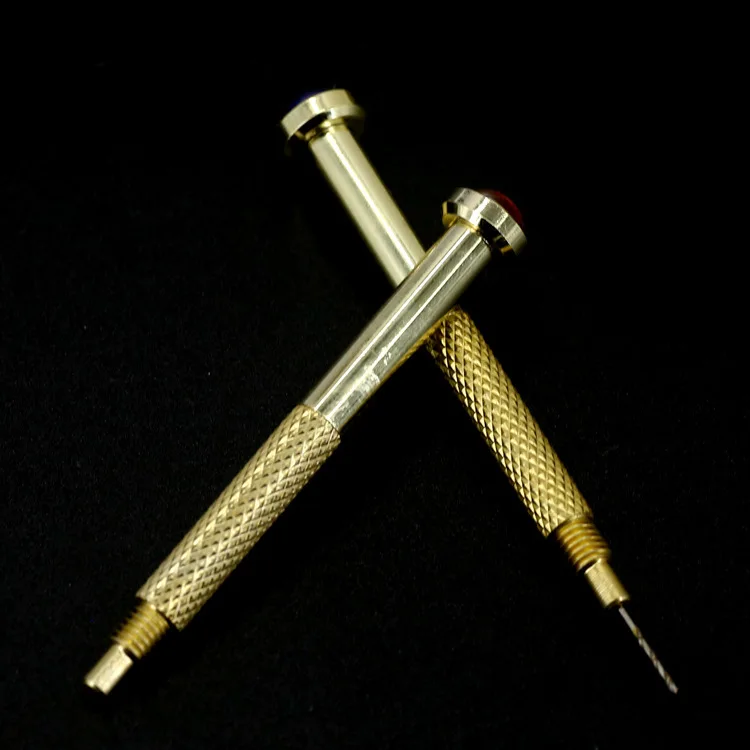 1 шт., Золотой металлический дыропробивной станок для ногтей, дрель для дизайна ногтей, дыропробивная ручка для ногтей, очаровательные аксессуары и украшения