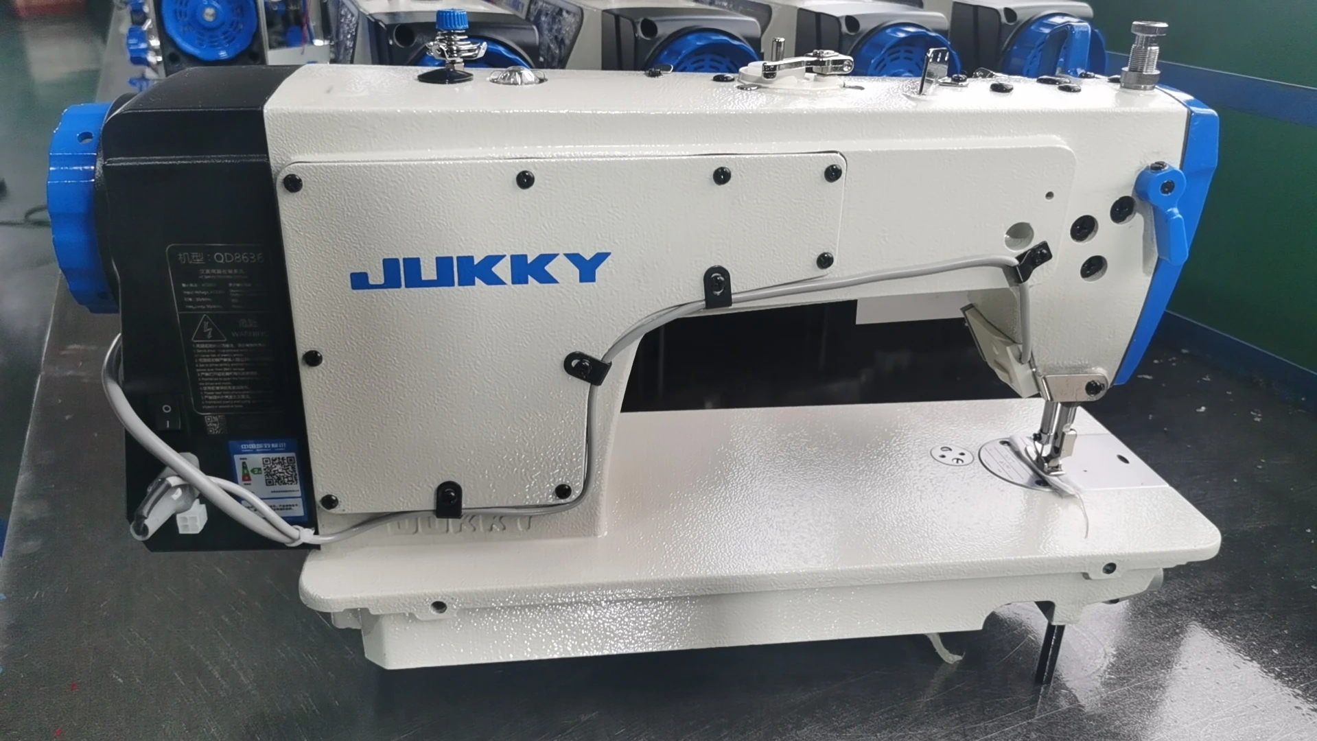 JK9802 High-Speed Direct Drive Sewing Machine Mechanical Operation Lockstitcch Cover Stitch 220v Engine Thread Trimmer Overalls