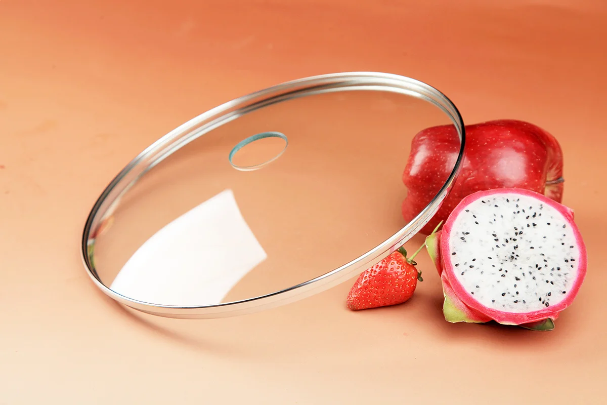 10 inch 26cm tempered glass lid with clear glass and heat resistant handle for fry pan and skillet
