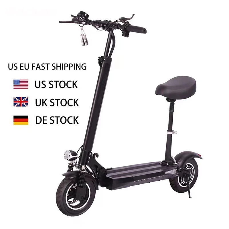 UK Warehouse high quality cheap price High Power 10 Inch 500w 800w  Electric Scooter Max Speed 50km/h with Seat