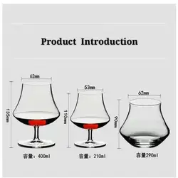 Crystal Glass Brandy Snifters Brandy Glasses Footed Brandy tasting Glass