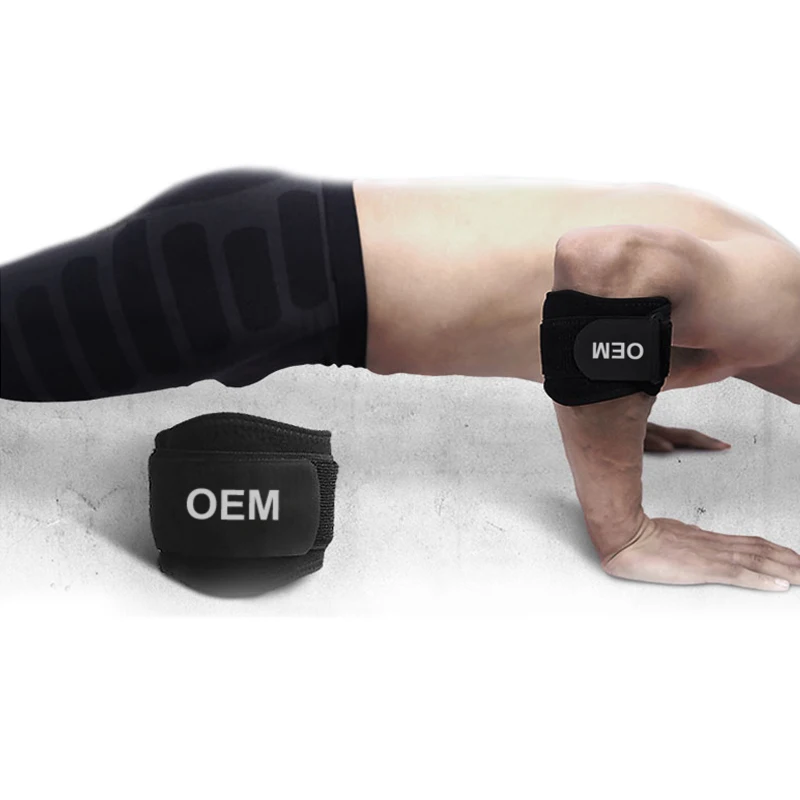 Amazon Hot Sell Tennis Elbow Brace  Sprain Protection Adjustable EVA Support With Gel Compression Pad Forearm Brace