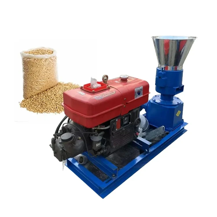 Automatic Chicken Feeds Agricultural Machinery Pig Feed Pellet Mill Machine Poultry Feed Processing Machines