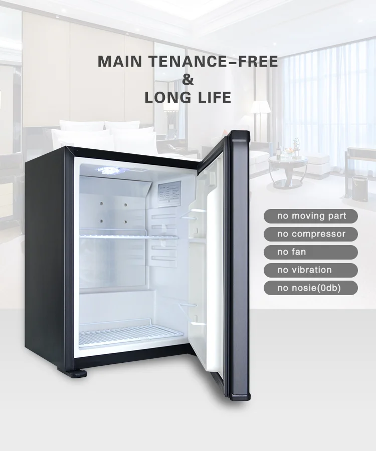 40L 30L Drink Absorption Cooling Beverage Cooler Display Fridge Hotel Mini Bar Fridge