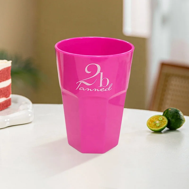 wholesale plastic AS glasses with custom printing disposable plastic cups