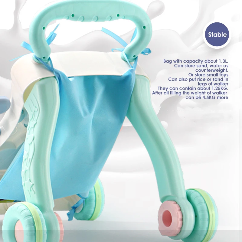 
Multiple Functions Learning Walking Correcting Legs Step With Xylophone And Variety Accessories Baby Walker Toys Wholesale 