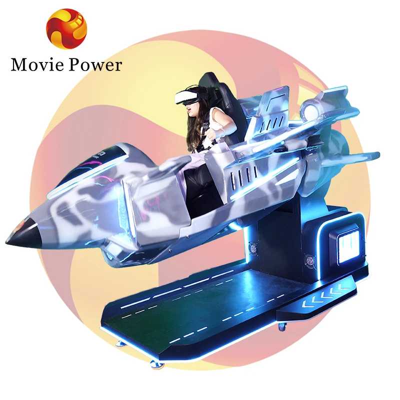 VR Flight Simulator Flying Shooting Game Machine Amusement Game Park Indoor Playground 9D VR Arcade Machine
