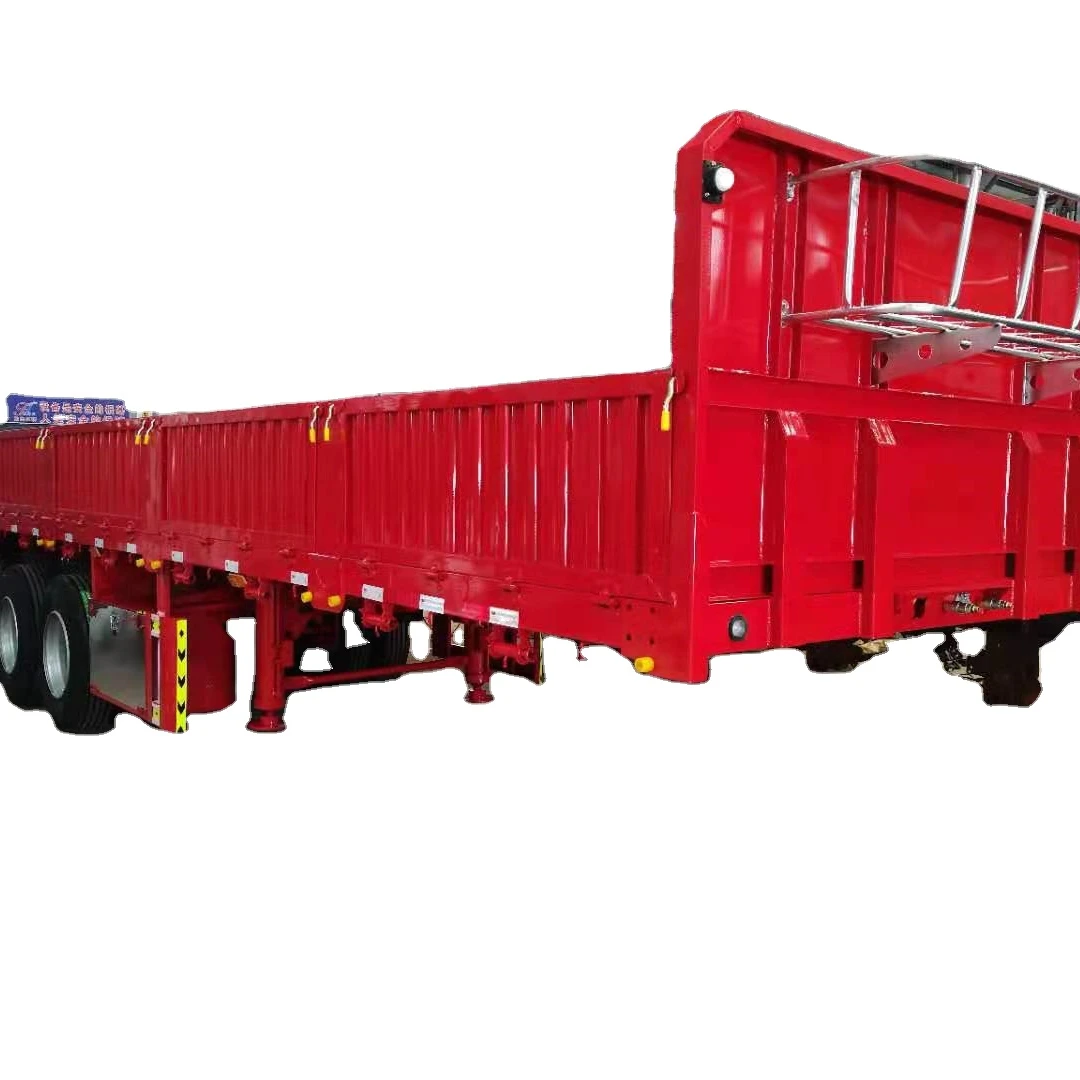 Chinese Heavy Loader Container Trailers Chassis 20 Or 40 FT 50 Ton 60 Ton Flat Bed Trailer For Sale