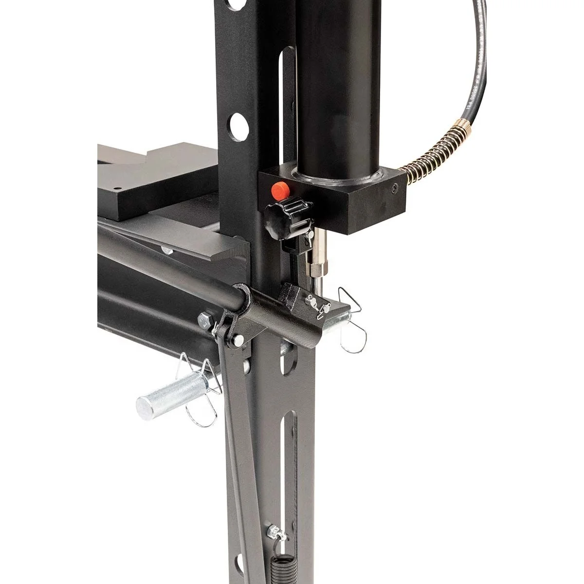 20T Hydraulic Shop Press Workshop Air Pneumatic Shop Press with Gauge and Foot Pedal