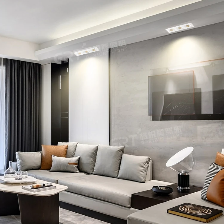 High Power Recessed Ceiling Surface Mounted Customizable Wattage Embedded COB GU10 LED Down Lamp