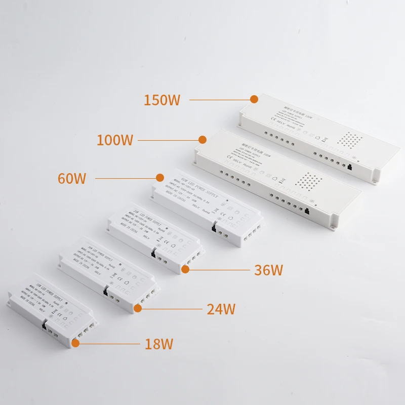 LED Driver 12V DC Multiple Output Power Supply New Erp 12W Cabinet Light LED Power Supply with Dupont Connector