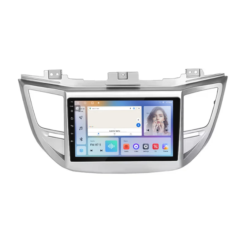 TS10S Octacore Android 12.0 Car Radio Player GPS Navigation Stereo Carplay Auto Multimedia For Hyundai Tucson 2015-2016 Car DVD