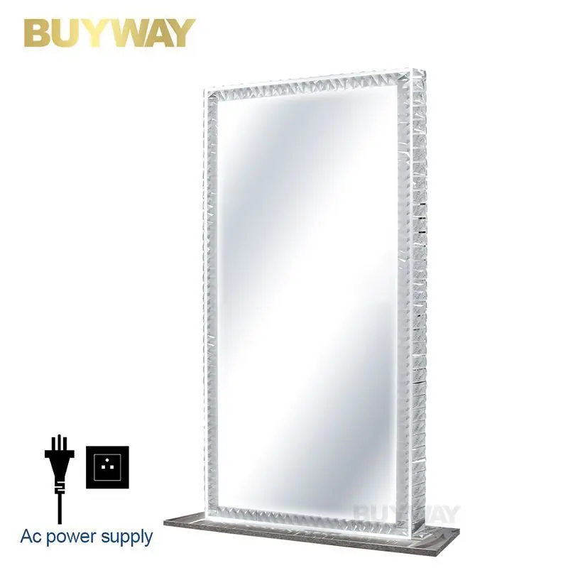 RGB Colorful Lights Diamond Makeup Mirror Hollywood Style Led Vanity Mirror