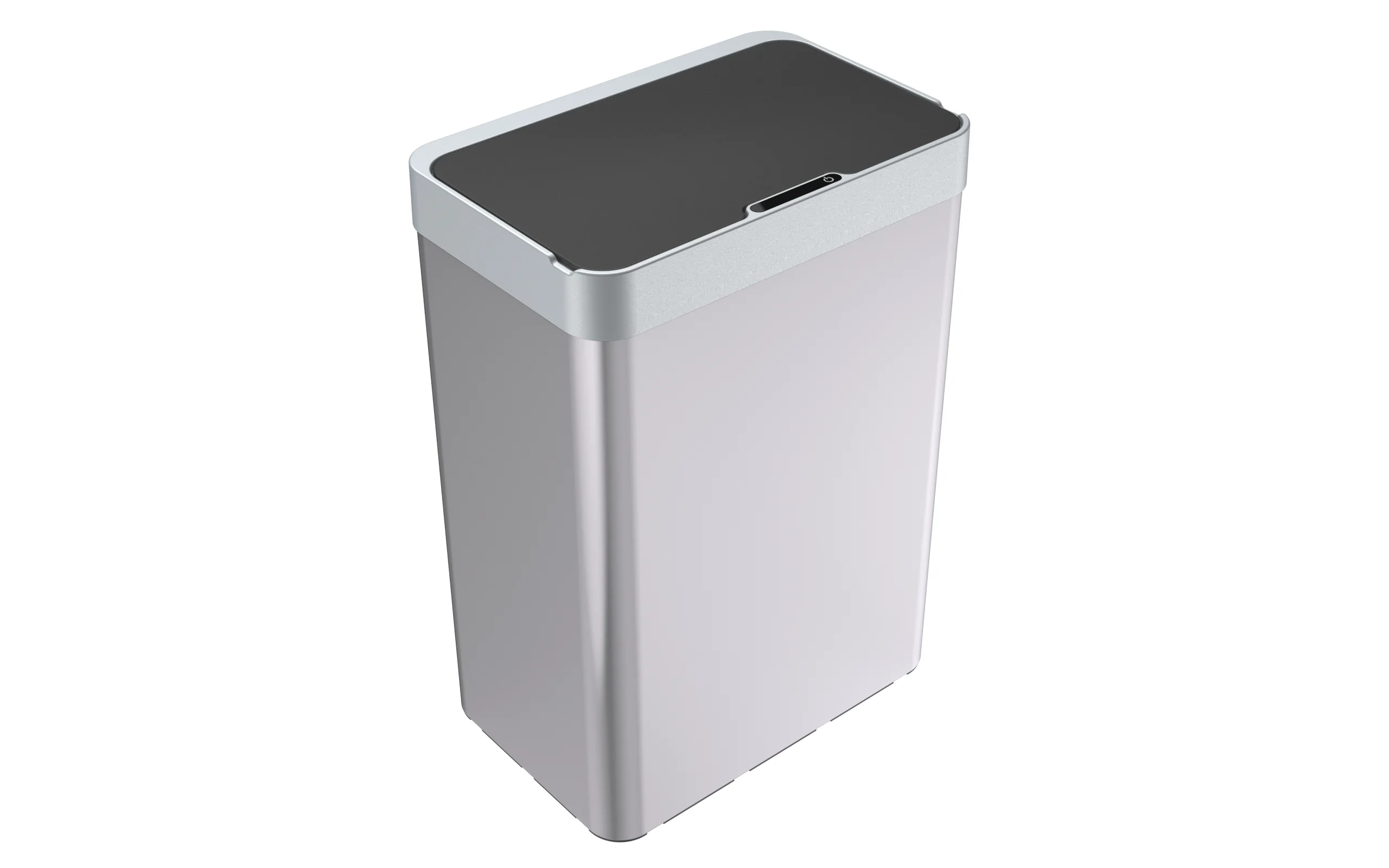 19 Gallon 3 Opening Modes Bathroom Smart stainless steel trash can for Bedroom Bathroom Kitchen Office Black Gold Border  Bin