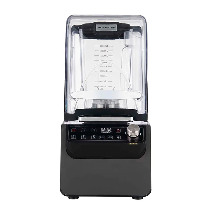 New Arrival 2023 Electric Chopper Heavy Duty Blender Mixer Blenders and Juicers with Sound Cover Enclosure
