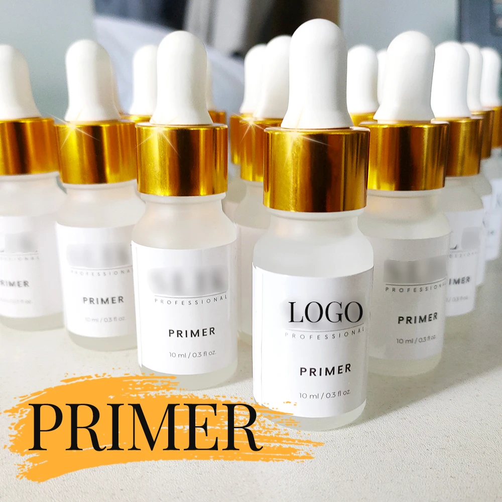 Abonnie customized logo lash primer and bonder for eyelash extensions lash glue adhesive Lash Glue Primer