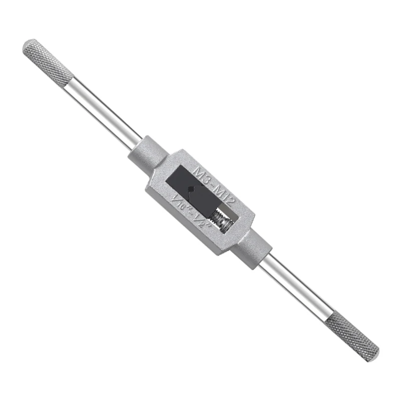 Adjustable Tap Wrench Handle, for Metric M3-M12 Taps, Tap Reamer Tapping Hand Tool