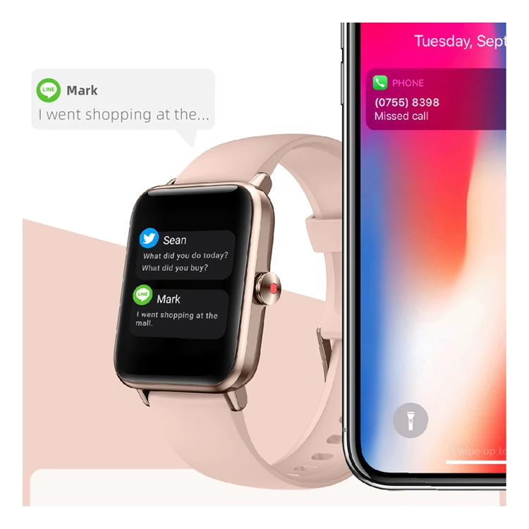 Custom Smartwatch Fitness Sport Waterproof Android Smart Watch