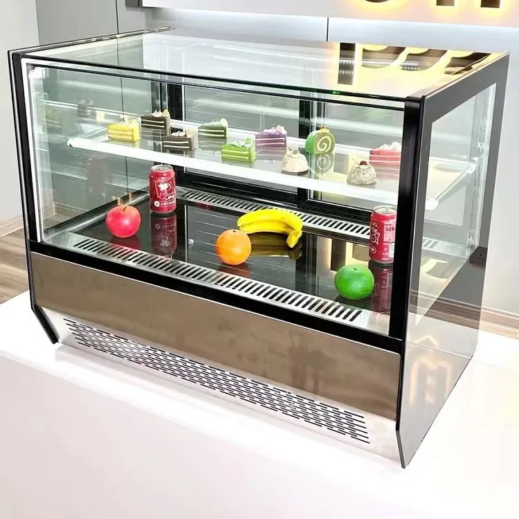 Hot Sale sweet display counter refrigerator  Freezer For Bakery Stands Showcase Cabinet chocolate display refrigerator
