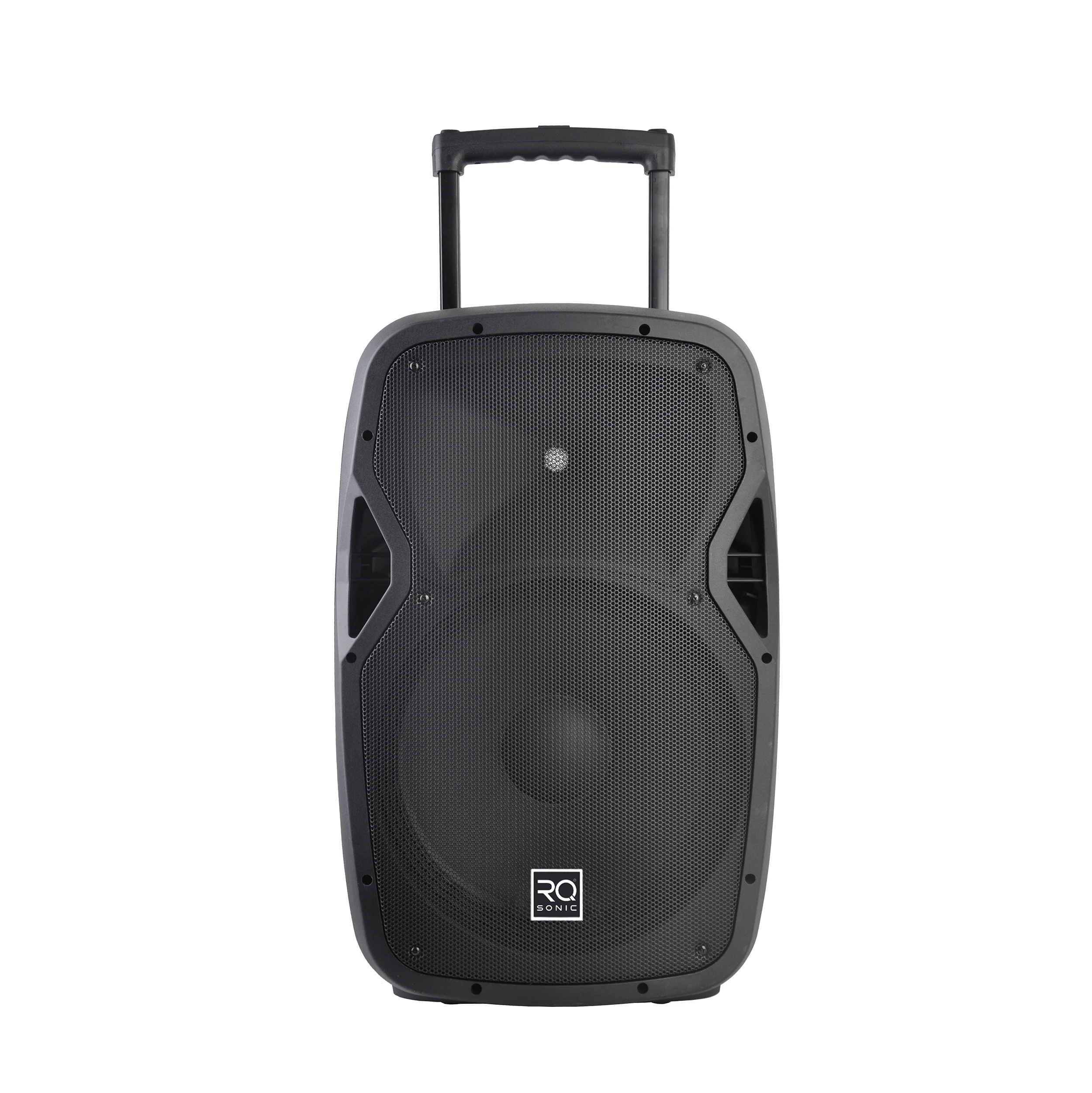 RQSONIC CSL15AVH 15 дюймов 100 Вт портативный профессиональный аудио активный динамик с 2 беспроводными микрофоном