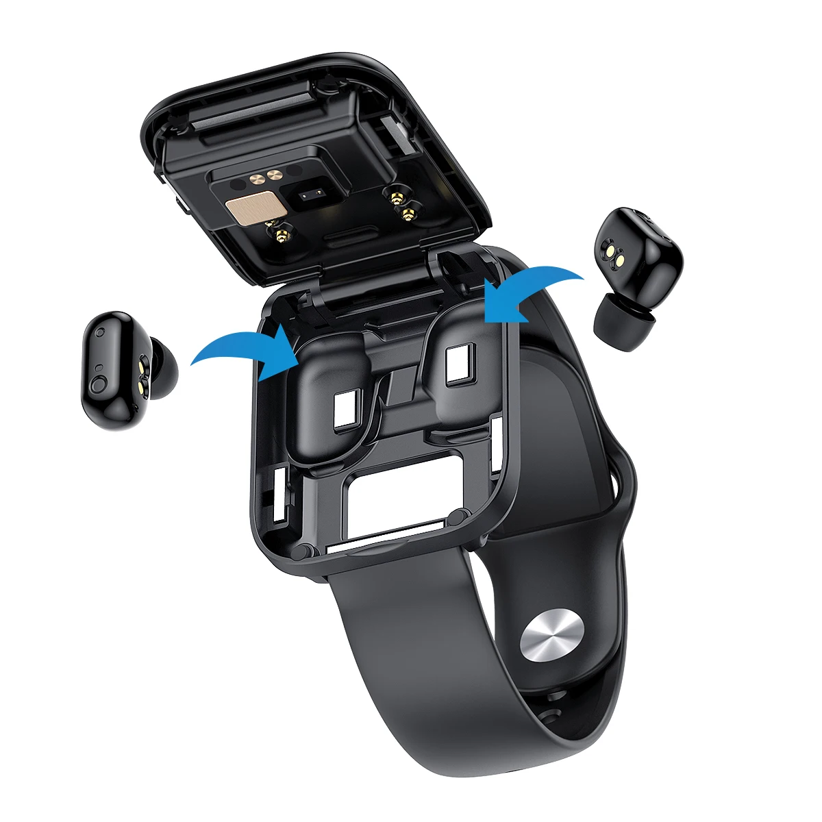 Amazon hot selling 2021 latest smart watch tws X5 full touch screen smartwatch with earphone earbuds X5 pro X8