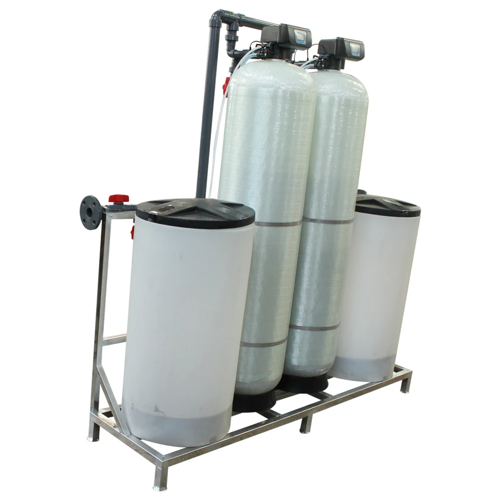 4000 LPH Auto FRP Water Softener With One Using Another Standby