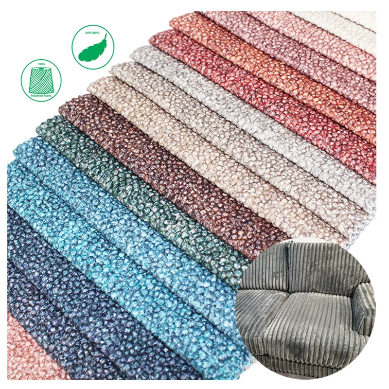 China Wholesale Eco-friendly Direct Supply Curly Pile Teddy Plush Faux Fur Fabric Home Textile For Sofa