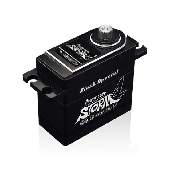 Power HD STORM-4 7.4V 25.0 kg-cm Torque 0.085 Sec Speed HV Brushless Digital Metal Gear Servo compatible with JR SAVOX