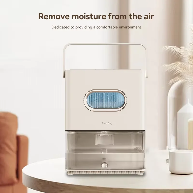 2024 small dehumidifiers 3.2L home dehumidifier semiconductor dehumidifier with 7 colour led light