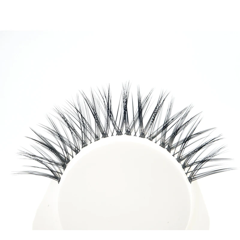 Qiaoti Beauty Eyelash Supply Clear Band  Eyelash Set Cluster Eyelashes Cluster Lashes Natural Diy Lash Extensions Diy Lashes