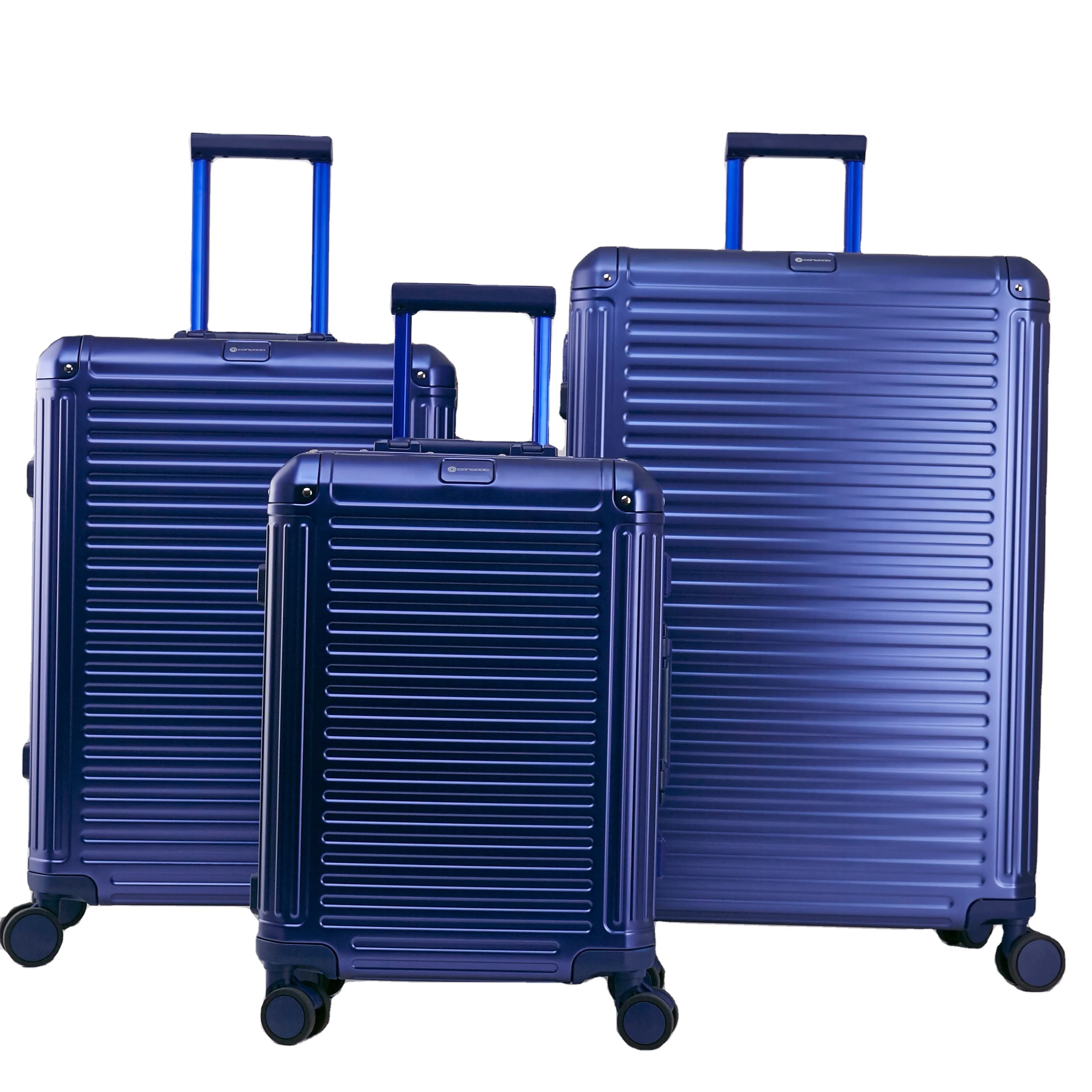
New Style 20 24 28 Inch Suitcase Sets 100% Aluminum Alloy Luggage Carry-on Travel luggage set 