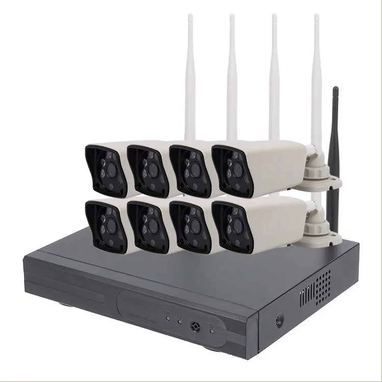 1080p cctv nvr ip camera h.264 network video recorder 4/8 channel nvr kit