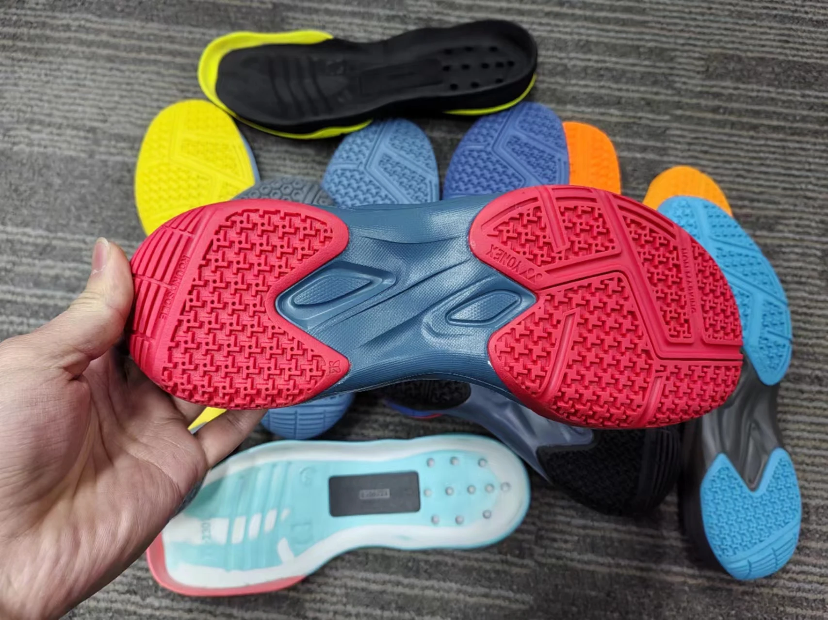 Wholesale Soft Sneaker Sole Badminton table tennis Shoe Sole MD RB Outsole
