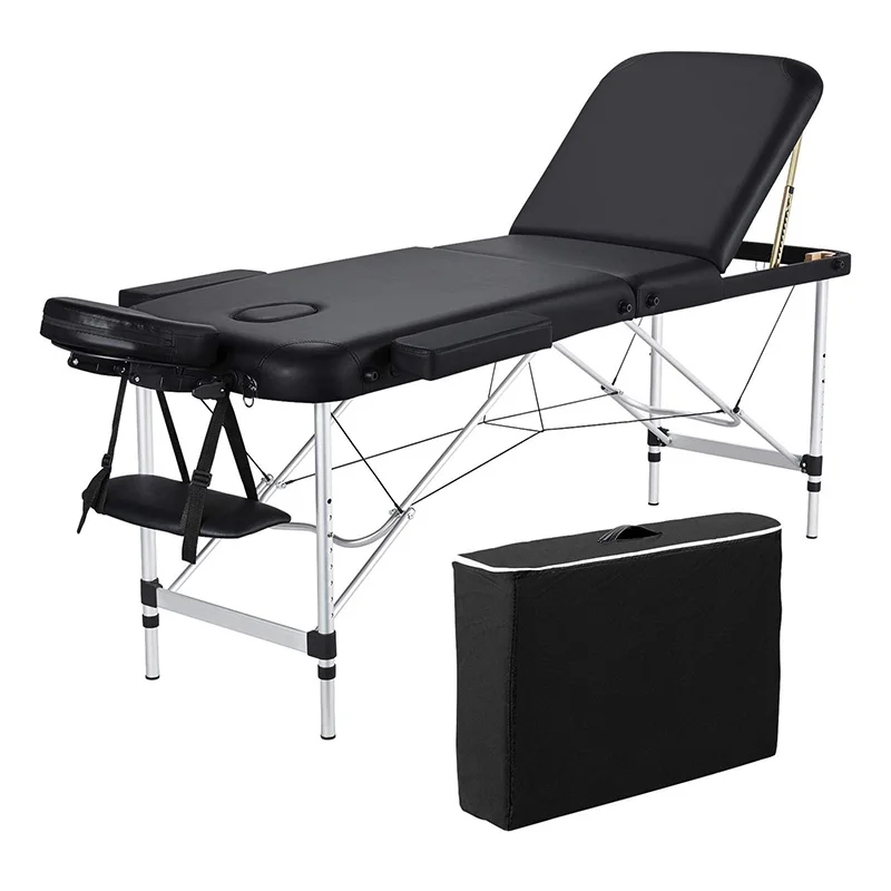 Portable Comfortable Aluminum Alloy Beauty Bed Massage Bed Portable Massage Table