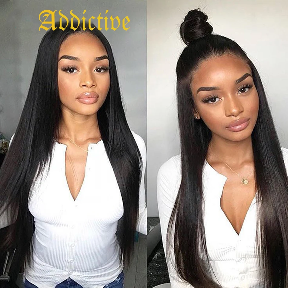Addictive Transparent Lace Frontal Wholesale Mink Virgin Hair Front Wig