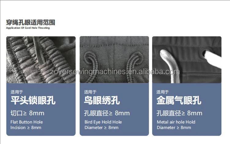 ZY-CS01 High Speed Automatic Pants Waist Rope Threading Machine