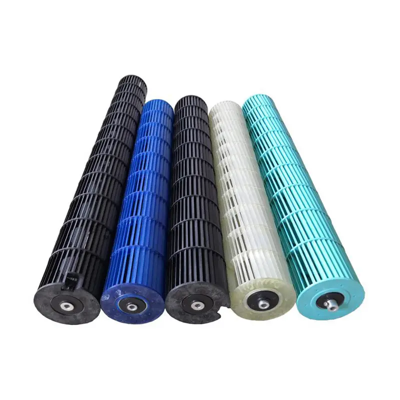 Customized Brand New Air Conditioner Parts Low Noise Plastic Cross Flow Fan