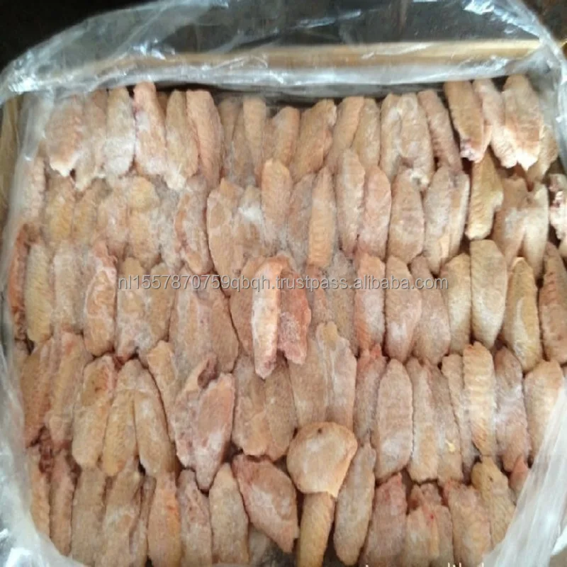 Halal Certified Frozen Chicken Wings For Sale Brazilian Origin 3 Joint Chicken Wings Chicken Mid Joint Wings Export to China