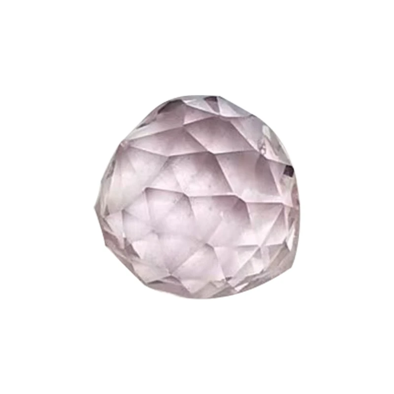 Wholesale Faceted Crystal Pendant Accessories Transparent 50/60/70mm Glass Crystal Faceted Chandelier Ball
