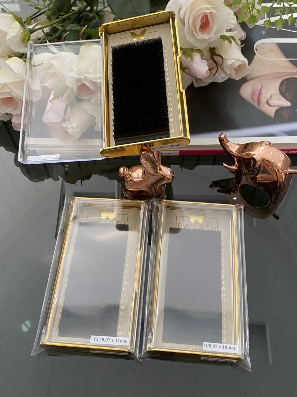 hand made high quality/Mink eyelash/lovely private label silk made in Vietnam