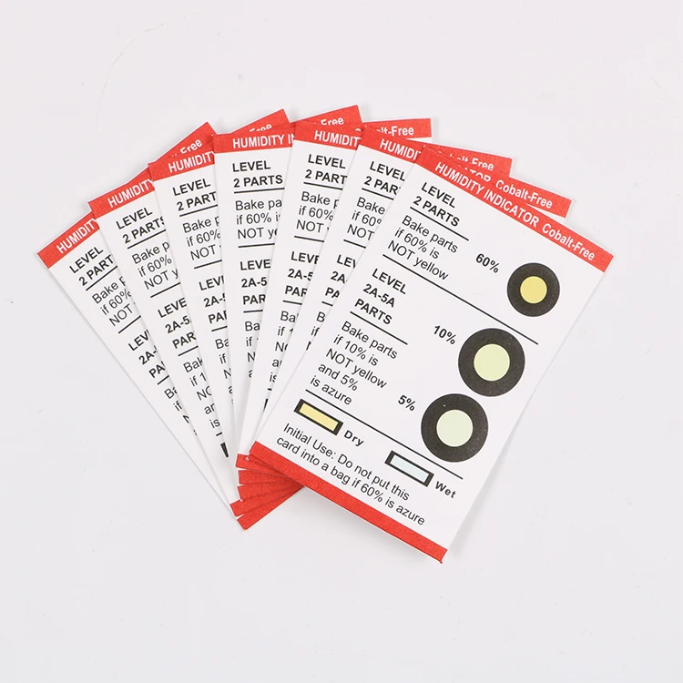 
New Design Hot Sale Customized Cobalt Free Humidity Indicat For Electronic Component 