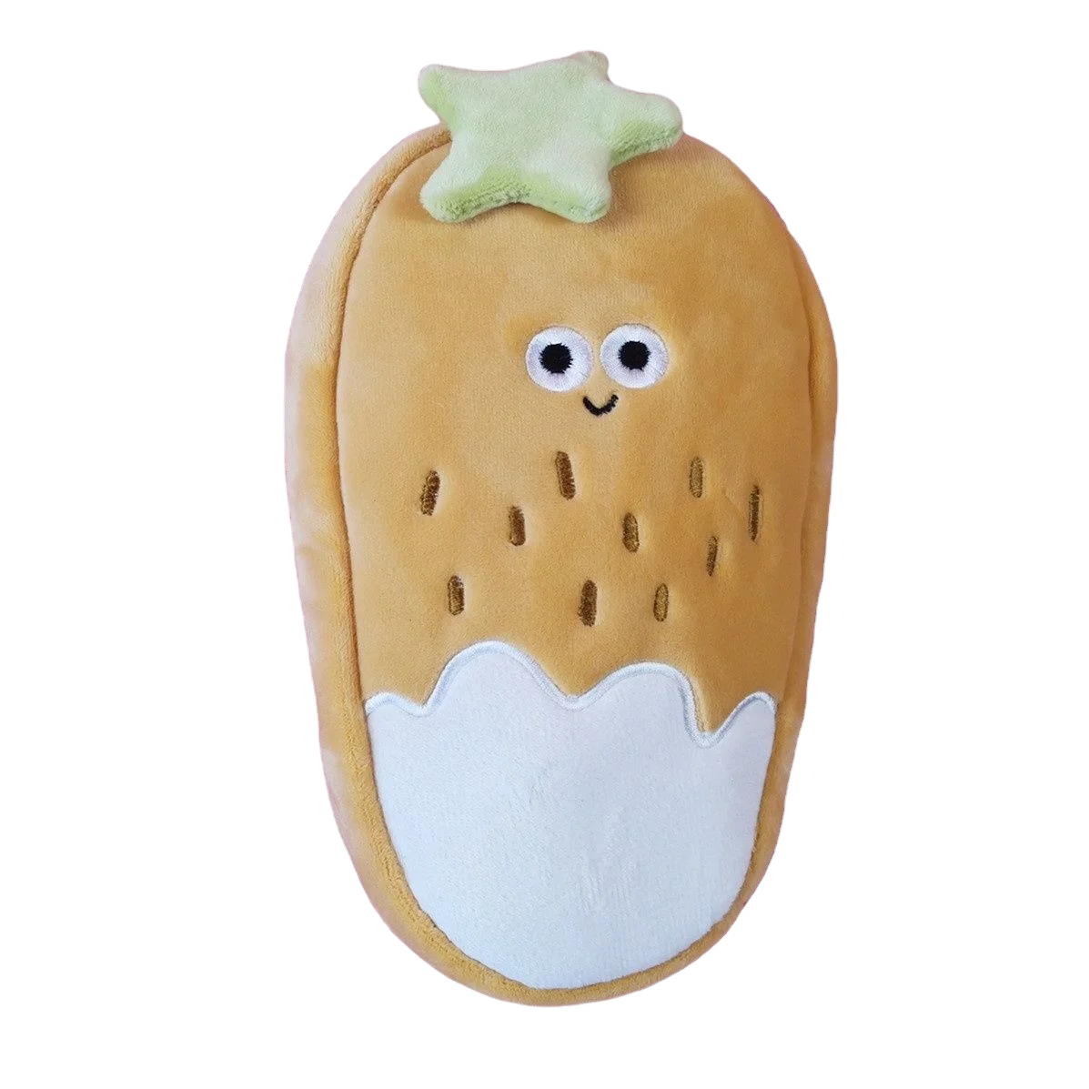 Creative Custom Toast Cookies Cactus Grass Berry Avocado Plush School Cheap Cute Pencil Cases Bag for  Kids Girls